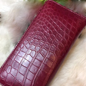 Women's 100% Genuine Crocodile Leather Skin Wallets - Fine Quality Accessories - Ailime Designs