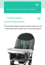 Load image into Gallery viewer, Children’s Red Multi-function Highchairs - Ailime Designs