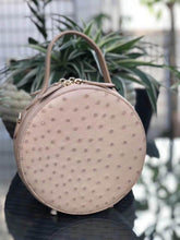 Load image into Gallery viewer, 100% Genuine Beige Ostrich Leather Skin Handbags - Ailime Designs