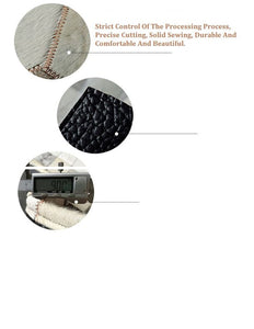 Wood Grain Genuine Leather Skin Decorative Floor Rug Coverings
