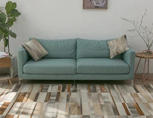 Load image into Gallery viewer, Wood Design Genuine Leather Skin Area Rugs