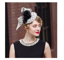 Load image into Gallery viewer, Decorative Pillbox Design Fascinator Hats