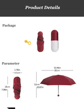 Load image into Gallery viewer, Capsule Design Women&#39;s Small Compact Umbrellas