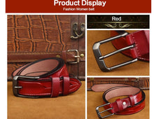 Load image into Gallery viewer, Hand Crafted Women&#39;s Genuine Fine Quality Leather Belts - Ailime Designs