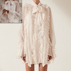 Women's Chiffon Ruffle Tier Design Dresses - Ailime Designs