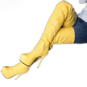Women's Thigh High Platform Sexy Boots