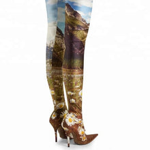 Load image into Gallery viewer, Women&#39;s Stretch Lycra Design Thigh Shoe Boots