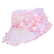 Load image into Gallery viewer, Women&#39;s Flop Style Organza Brim Hats - Ailime Designs