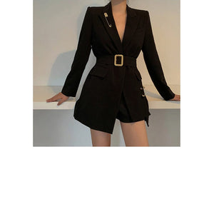 Cool Unique Women's Black Design Blazers – Ailime Designs