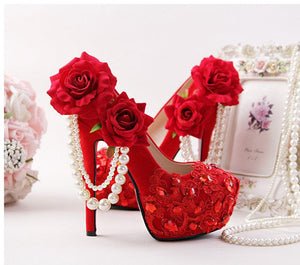Women’s Beautiful Crystal Design Shoes– Fashion Footwear