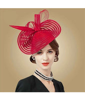 Load image into Gallery viewer, Women&#39;s Hollow-Out Sheer Design Fascinator Hats - Ailime Designs