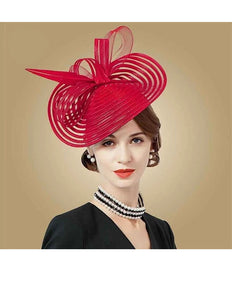 Women's Hollow-Out Sheer Design Fascinator Hats