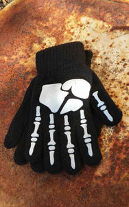 Adult Skelton Bone Design Gloves - Ailime Designs