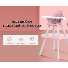Load image into Gallery viewer, Children’s Pink Multi-function Highchairs - Ailime Designs