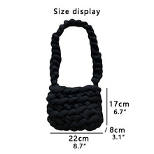 Load image into Gallery viewer, Women&#39;s Woven Crochet Design Fabric Purses - Ailime Designs