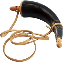 Load image into Gallery viewer, Best Hand Carved  Black Horn  Gun Powder Pouch  - Ailime Designs