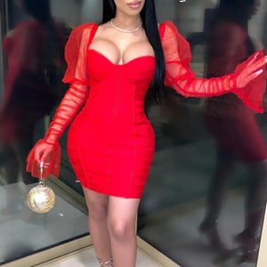 Women’s Red Hot Stylish Fashion Apparel - Sexy Bodycon Dresses