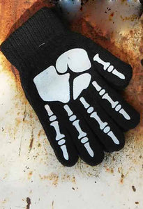 Adult Skelton Bone Design Gloves - Ailime Designs
