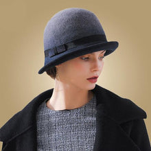 Load image into Gallery viewer, Brown Wool Bucket Style Cloche Hats For Women - Ailime Designs - Ailime Designs