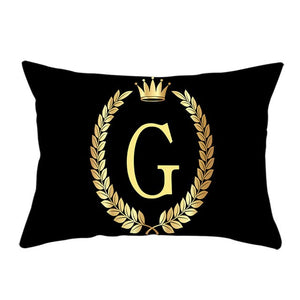 Empire Gold Letter& Reef Design Throw Pillows