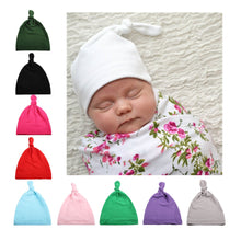 Load image into Gallery viewer, Children Stylish Beanie Knot Caps – Sun Protectors - Ailime Designs