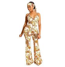 Load image into Gallery viewer, Classic Style Women&#39;s Sleeveless Scallop Front Design Jumpsuits