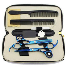 Load image into Gallery viewer, Barber Compact 4pc Case Hair Cutting Shear Set - Ailime Designs