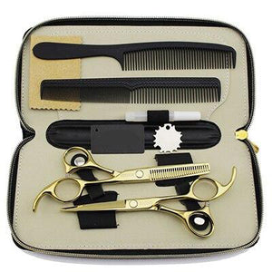 Barber Compact 4pc Case Hair Cutting Shear Set - Ailime Designs
