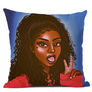 African American Women Watercolor Illustrations - Ailime Designs