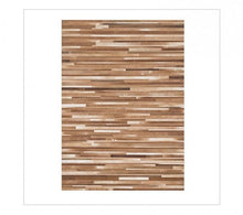 Load image into Gallery viewer, Beautiful Striped Leather Skin Area Rugs