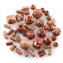 Load image into Gallery viewer, Beautiful Natural Ethnic Wooden Beads – Jewelry Craft Supplies