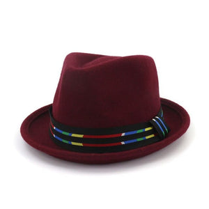 Fantastic Stylish  Red Fedora Brim Hats - Ailime Designs