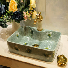 Load image into Gallery viewer, Decorative Bathroom Basin Top-mount Sinks- Ailime Designs
