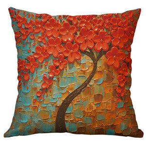 Decorative Watercolor Painting Design Pillowcases