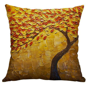 Decorative Watercolor Painting Design Pillowcases