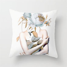 Load image into Gallery viewer, Head-shot Women Print Design Decorative Pillows