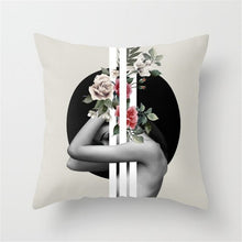 Load image into Gallery viewer, Head-shot Women Print Design Decorative Pillows