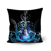 Load image into Gallery viewer, Guitar Print Design Throw Pillowcases