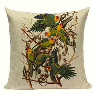 Bird Print Design Throw Pillowcases