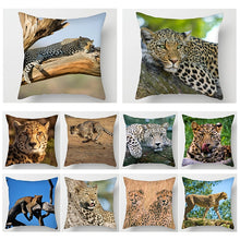 Load image into Gallery viewer, Cheetah Animal Print Design Throw Pillows