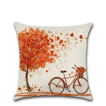 Load image into Gallery viewer, Autumn Leaf Print Design Throw Pillows