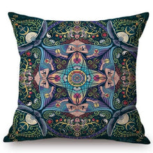 Load image into Gallery viewer, Decorative Geometric Mandala Art Design Pillowcases
