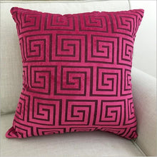 Load image into Gallery viewer, Geometric Plush Design Throw Pillowcases