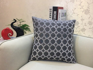 Geometric Plush Design Throw Pillowcases