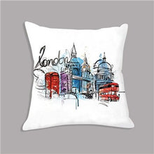 Load image into Gallery viewer, European Watercolor Design Printed Throw Pillows
