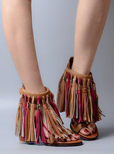 Load image into Gallery viewer, Women&#39;s Roman Fringe Tassel Design Sandals