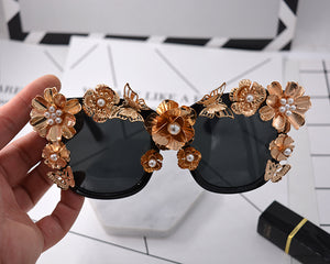 Women's Baroque Design Fashion Sunglasses - Ailime Designs