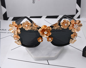 Women's Baroque Design Fashion Sunglasses - Ailime Designs