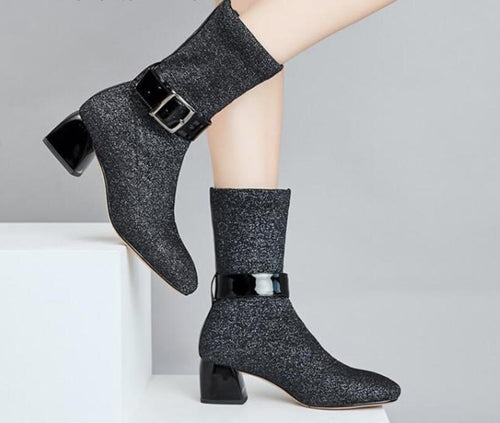 Women's Chic Style Elastic Stretch Boots