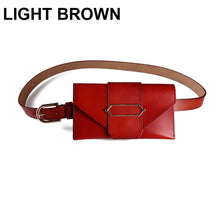 Load image into Gallery viewer, Women&#39;s Genuine Leather Fanny Pack Waistband Pouches